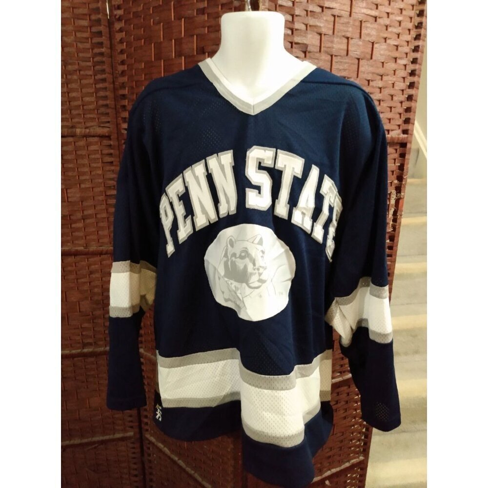 Vintage Penn State Nittany Lions Hockey Jersey Stitched Mens Large Koronis 90s